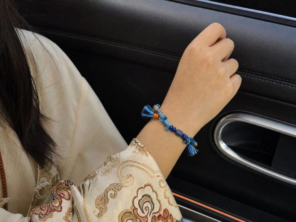 LHARI blue kora protection bracelet 09