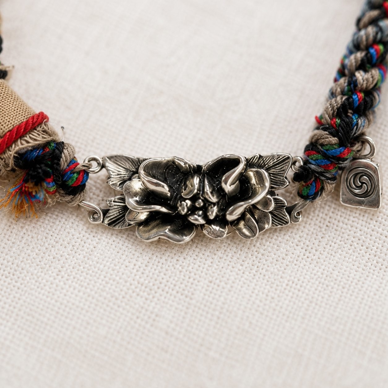 LHARI silver lotus protection bracelet 03